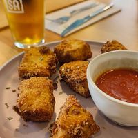 Tofu nuggets at Kind Kitchen in Porto