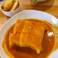 Vegan francesinha at Kind Kitchen in Porto