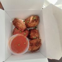 Tofu nuggets at Kind Kitchen in Porto