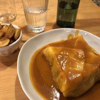 Francesinha  at Kind Kitchen in Porto