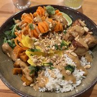 Thai bowl  at Kind Kitchen in Porto
