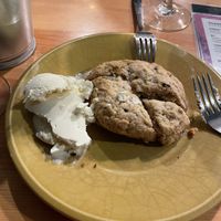 Chocolate chip cookie (asked if I could have the ice cream).  at Kind Kitchen in Porto
