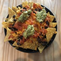 Loaded nachos  at Kind Kitchen in Porto