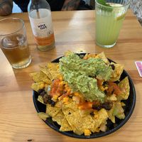 Loaded nachos   at Kind Kitchen in Porto