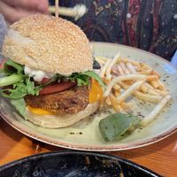 Seitan Burger is also really good   at Kind Kitchen in Porto