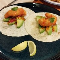 Tacos camaron at Kind Kitchen in Porto