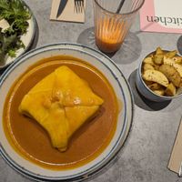 Vegan Francesinha at Kind Kitchen in Porto