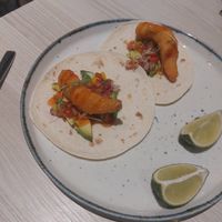 Shrimp Tacos at Kind Kitchen in Porto