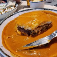 Francesinha at Kind Kitchen in Porto