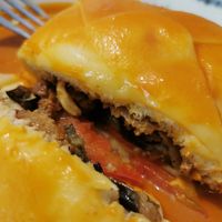 Francesinha at Kind Kitchen in Porto