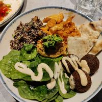 Middle east bowl at Kind Kitchen in Porto