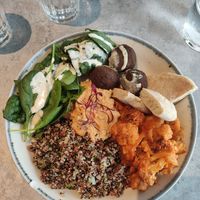 Middle East bowl at Kind Kitchen in Porto