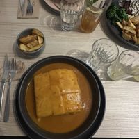 vegan francesinha   at Kind Kitchen in Porto