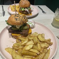 Seitan Burger  at Kind Kitchen in Porto