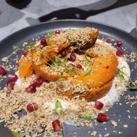 Pumpkin starter at Kind Kitchen in Porto