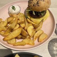 Beyond burger and fries  at Kind Kitchen in Porto