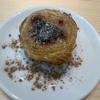 pastel de nata  at Kind Kitchen in Porto