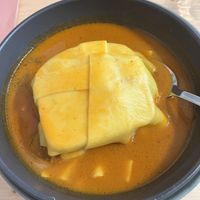 Francesinha  at Kind Kitchen in Porto