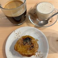 Pastel de Nata: Flaky, lovely custardd  at Kind Kitchen in Porto