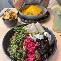 amazing food and desserts.   at Kind Kitchen in Porto