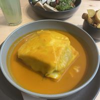 francesinha vegan   at Kind Kitchen in Porto