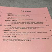 Menù  at Kind Kitchen in Porto