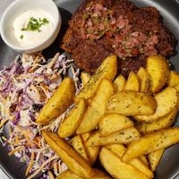 The steak at Kind Kitchen in Porto