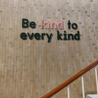 Sign at Kind Kitchen in Porto