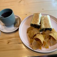 Best burrito ever! at Kind Kitchen in Porto