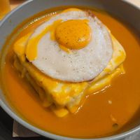 Amazing taste. Best vegan Francesinha in Porto. at Kind Kitchen in Porto