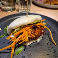 Bao bun starter at Kind Kitchen in Porto