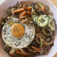 Yaki Udon (with fried ‘egg’)   at Kind Kitchen in Porto