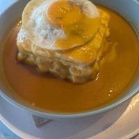 Francesinha at Kind Kitchen in Porto