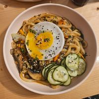 Yaki Udon at Kind Kitchen in Porto