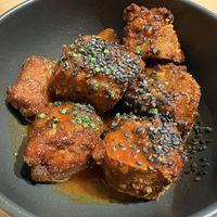 Fried tofu  at Kind Kitchen in Porto