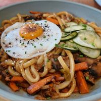 Noodles at Kind Kitchen in Porto