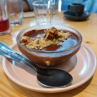 Mousse de chocolate at Kind Kitchen in Porto
