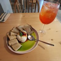 Burrata at Kind Kitchen in Porto