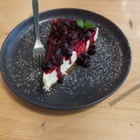 Cheesecake at Kind Kitchen in Porto