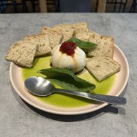 Burrata  at Kind Kitchen in Porto