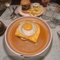 Francesinha and Beyond Burger at Kind Kitchen in Porto