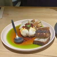 Burrata  at Kind Kitchen in Porto