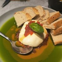 Burrata at Kind Kitchen in Porto