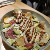 Ensalada cesar at Kind Kitchen in Porto