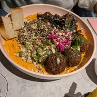 Middle east plate at Kind Kitchen in Porto