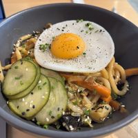 Udon noodles  at Kind Kitchen in Porto
