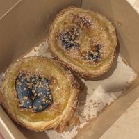 Vegan pastel de nata  at Kind Kitchen in Porto