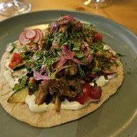 Mushroom shawarma at Kind Kitchen in Porto