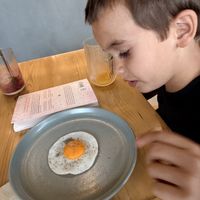 Fried egg   at Kind Kitchen in Porto
