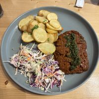 Seitan steak  at Kind Kitchen in Porto